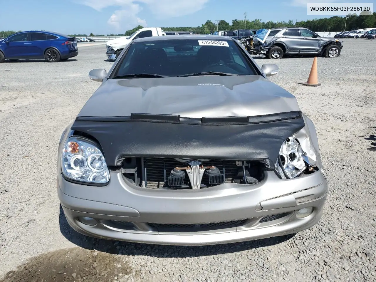 2003 Mercedes-Benz Slk 320 VIN: WDBKK65F03F286130 Lot: 61544385