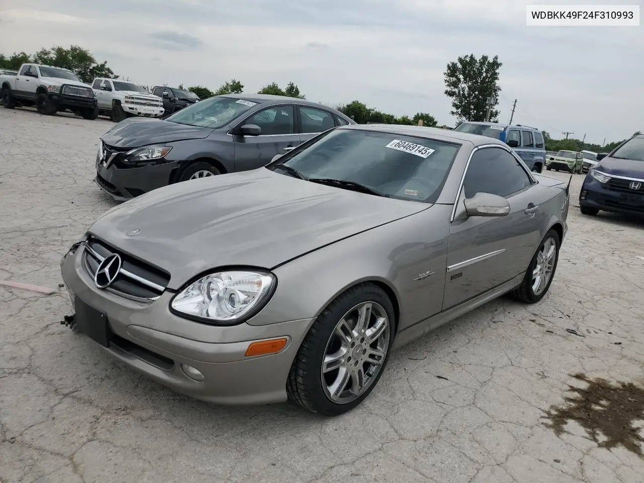 2004 Mercedes-Benz Slk 230 Kompressor VIN: WDBKK49F24F310993 Lot: 60469145