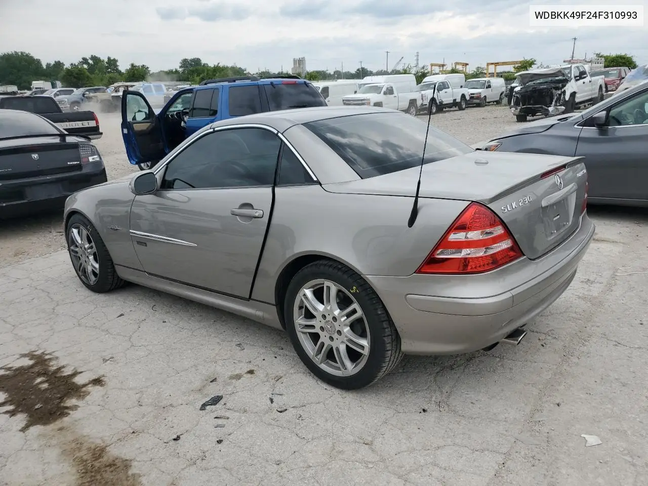2004 Mercedes-Benz Slk 230 Kompressor VIN: WDBKK49F24F310993 Lot: 60469145