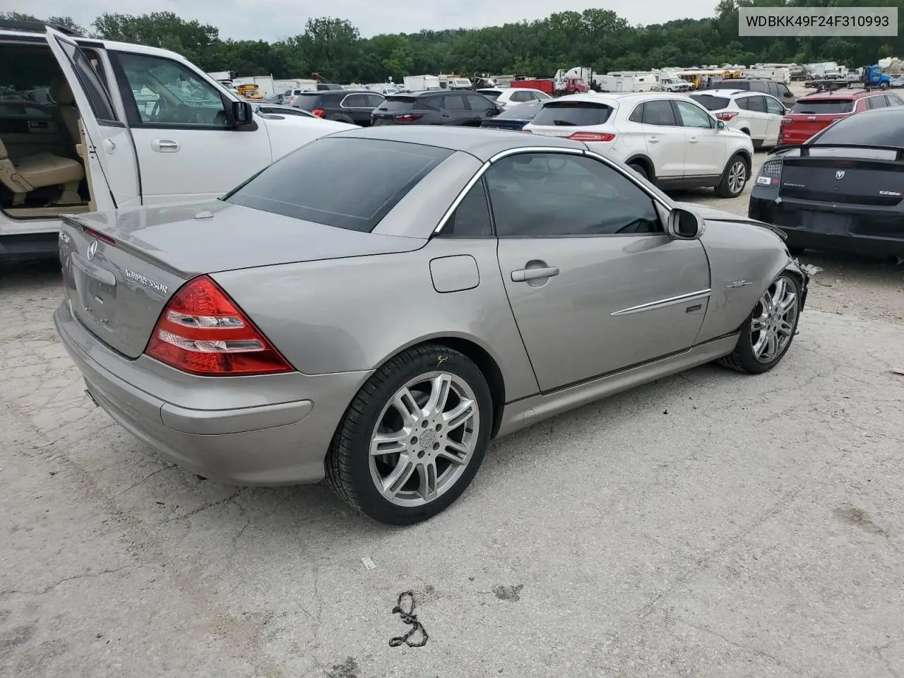 2004 Mercedes-Benz Slk 230 Kompressor VIN: WDBKK49F24F310993 Lot: 60469145