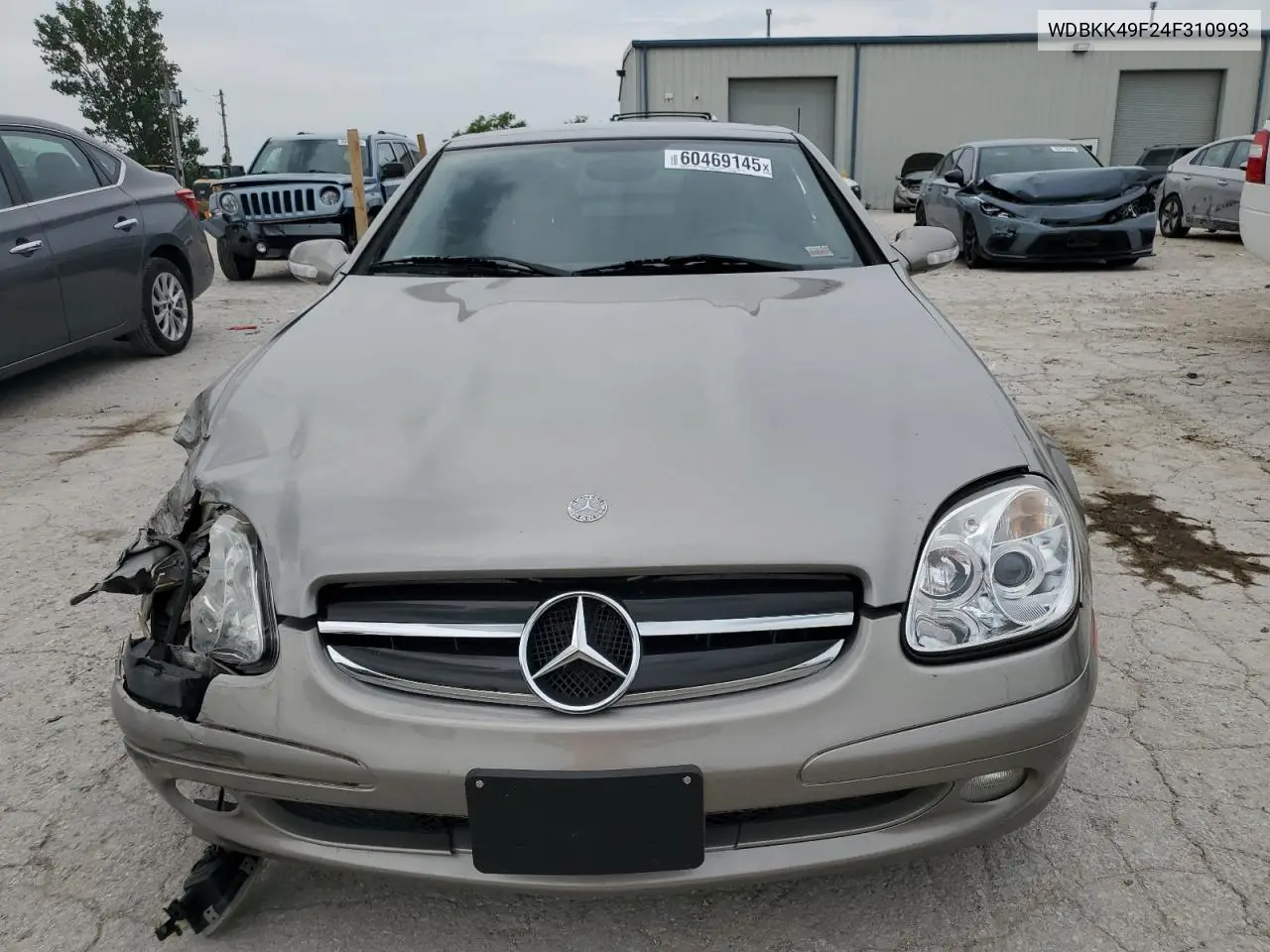 2004 Mercedes-Benz Slk 230 Kompressor VIN: WDBKK49F24F310993 Lot: 60469145