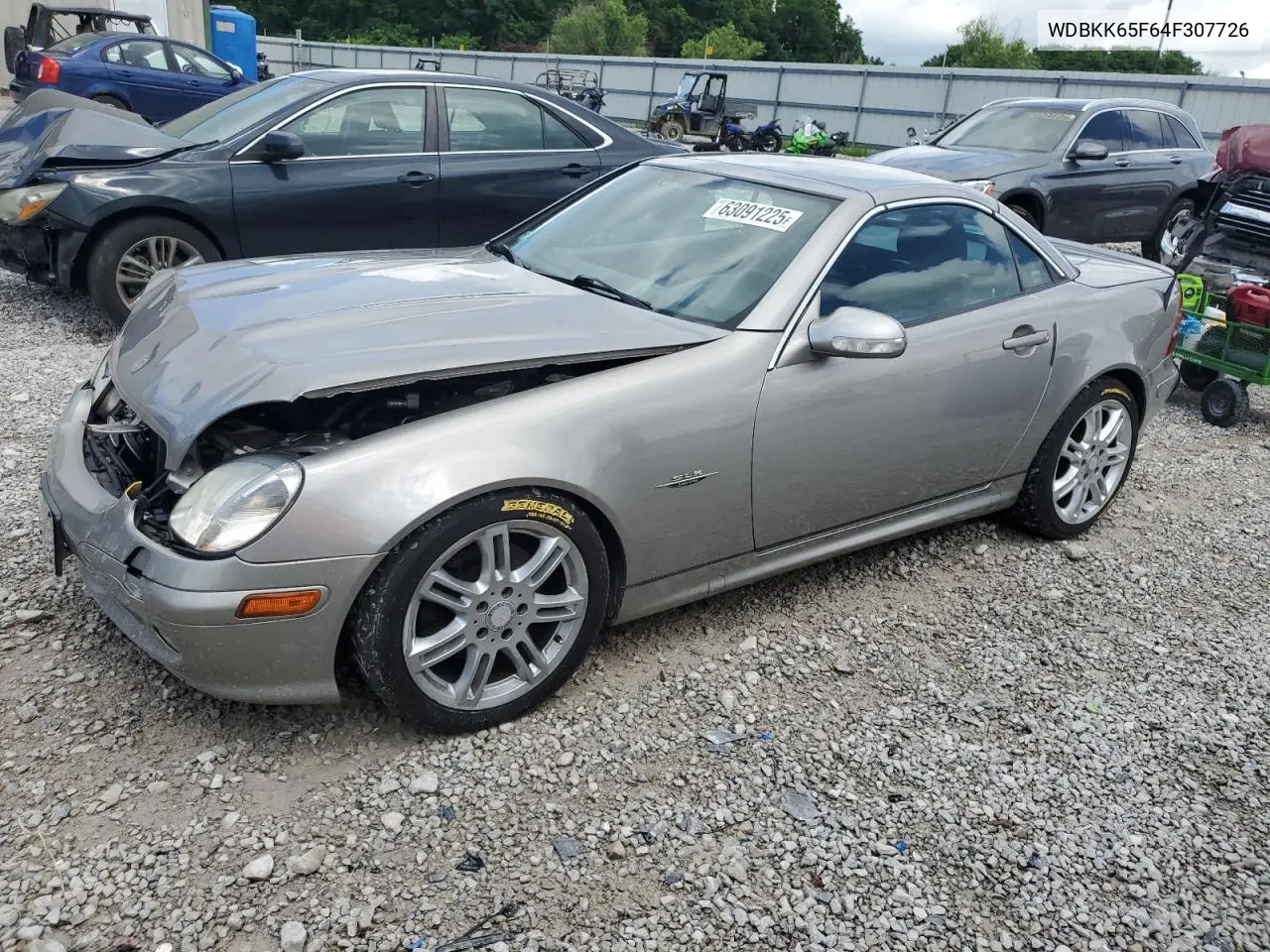 2004 Mercedes-Benz Slk 320 VIN: WDBKK65F64F307726 Lot: 63091225