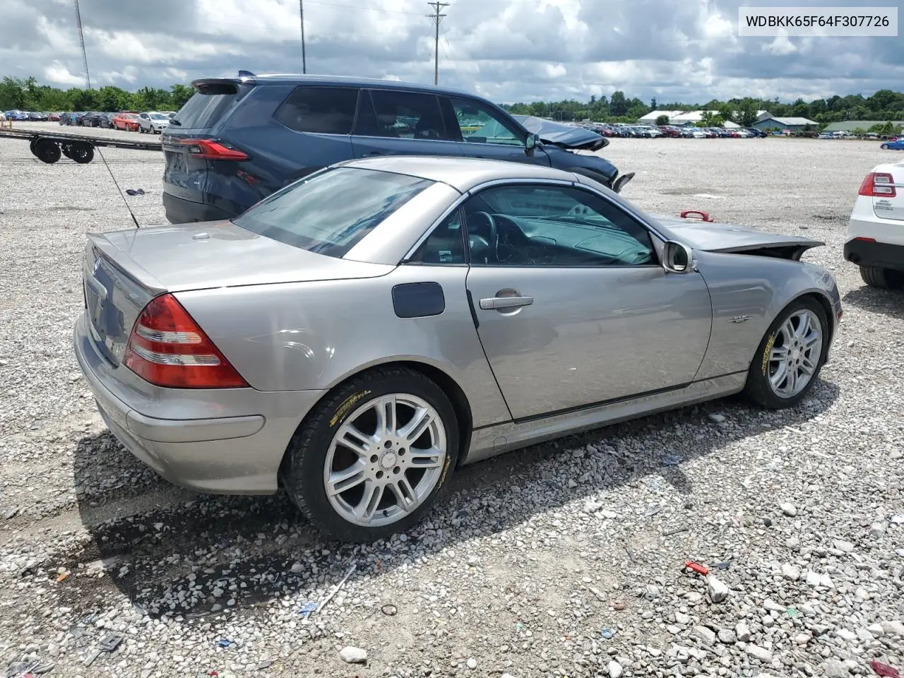 2004 Mercedes-Benz Slk 320 VIN: WDBKK65F64F307726 Lot: 63091225