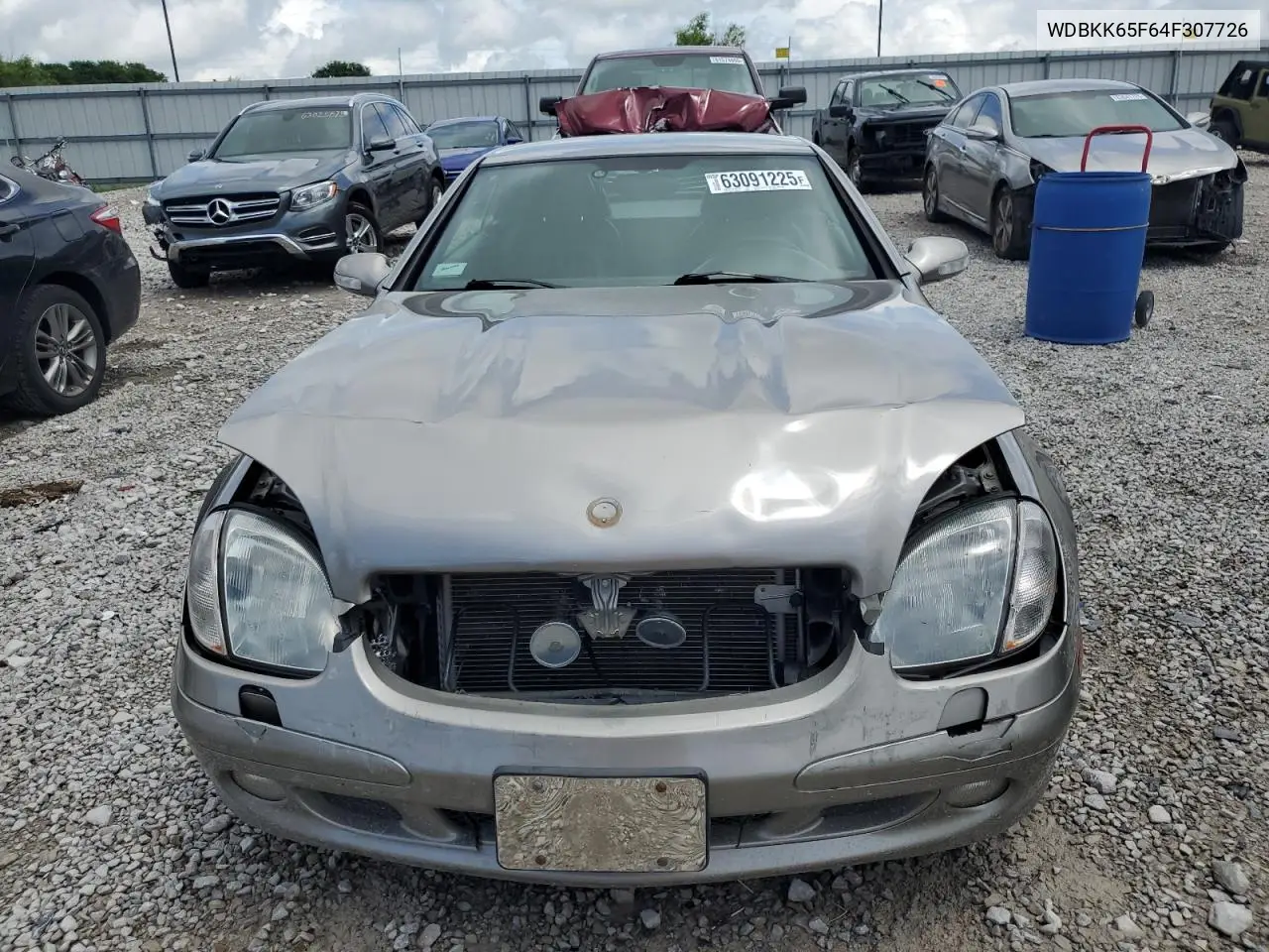 2004 Mercedes-Benz Slk 320 VIN: WDBKK65F64F307726 Lot: 63091225