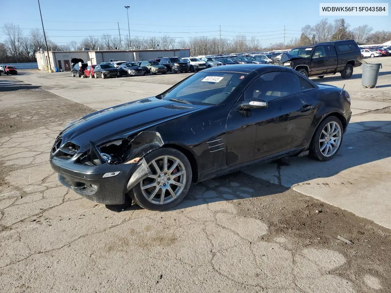 2005 Mercedes-Benz Slk 350 VIN: WDBWK56F15F043584 Lot: 49313445