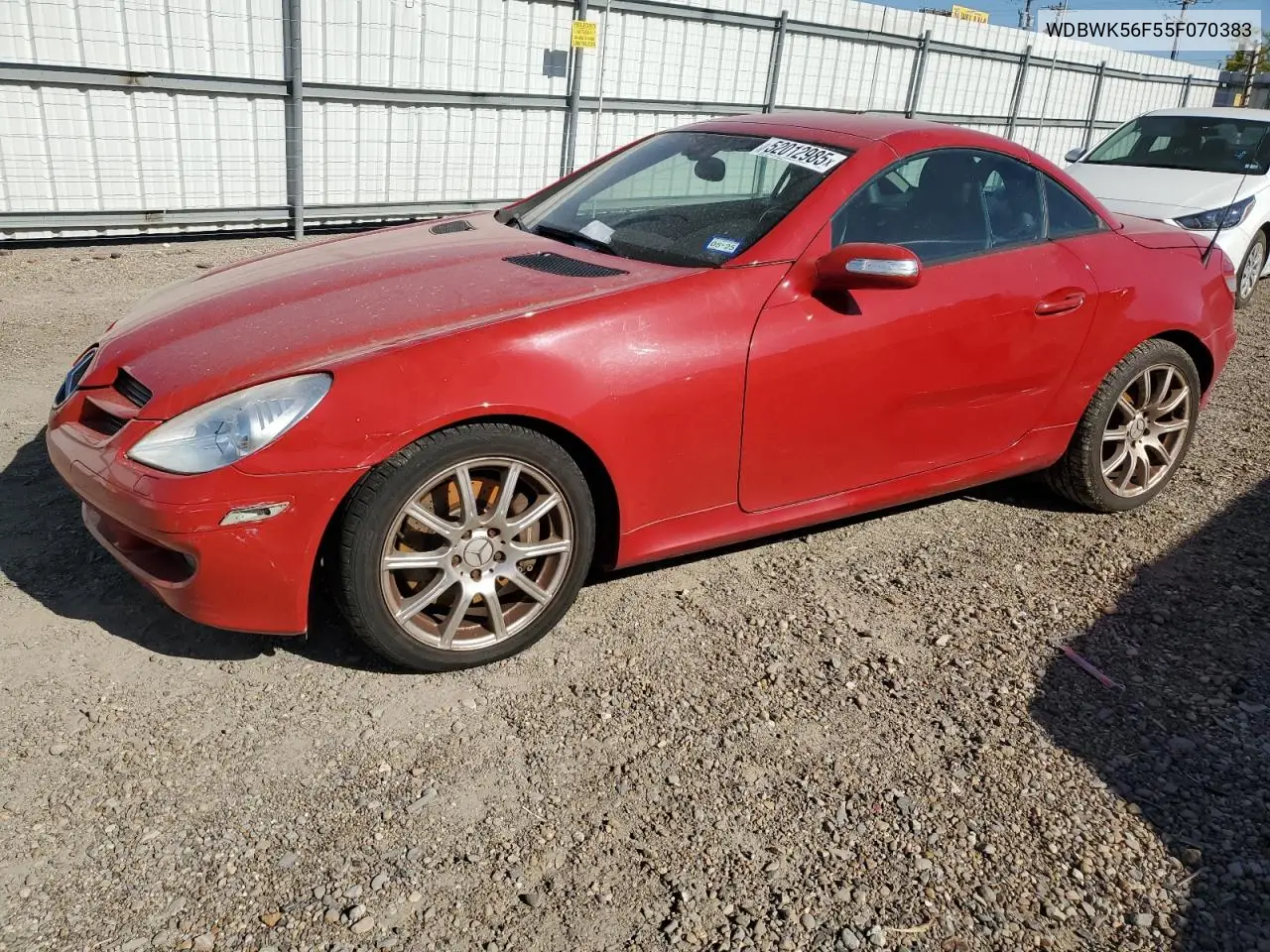 2005 Mercedes-Benz Slk 350 VIN: WDBWK56F55F070383 Lot: 52012985