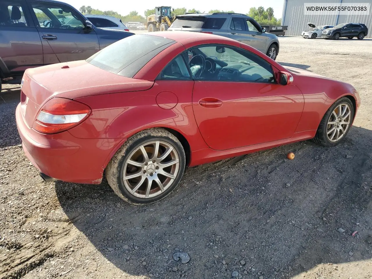 2005 Mercedes-Benz Slk 350 VIN: WDBWK56F55F070383 Lot: 52012985