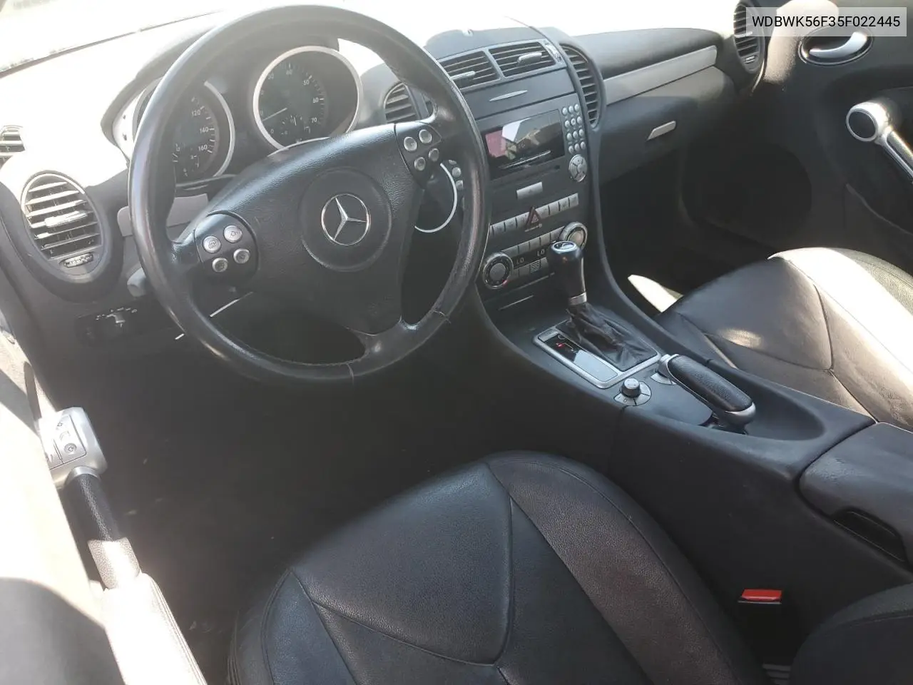 2005 Mercedes-Benz Slk 350 VIN: WDBWK56F35F022445 Lot: 53708015