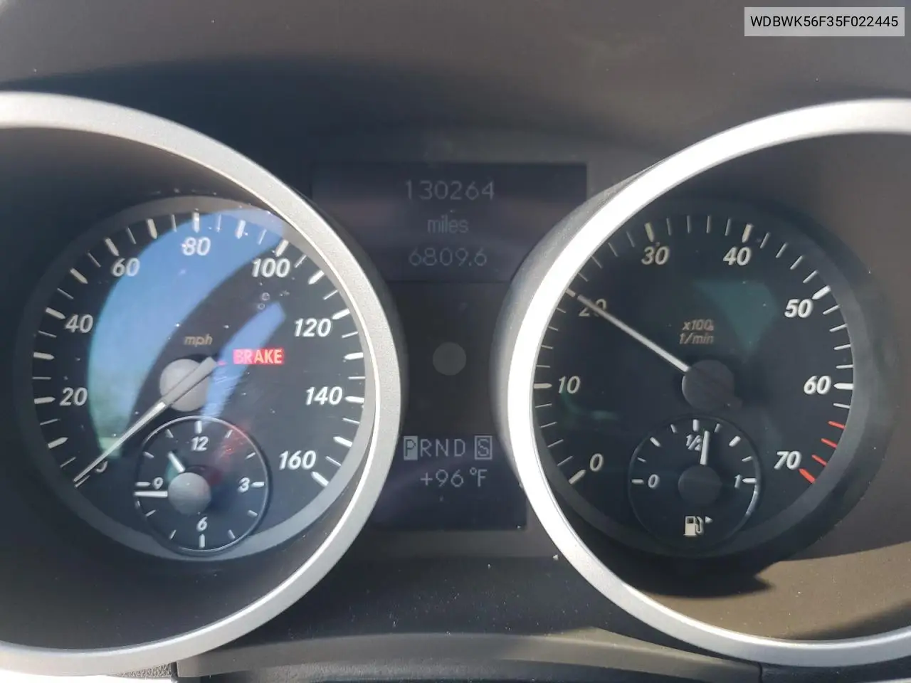 2005 Mercedes-Benz Slk 350 VIN: WDBWK56F35F022445 Lot: 53708015