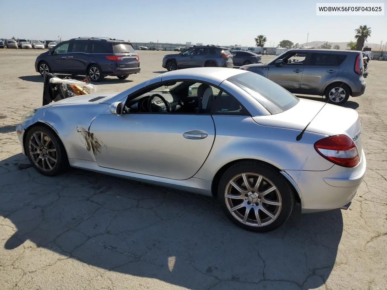 2005 Mercedes-Benz Slk 350 VIN: WDBWK56F05F043625 Lot: 55623625