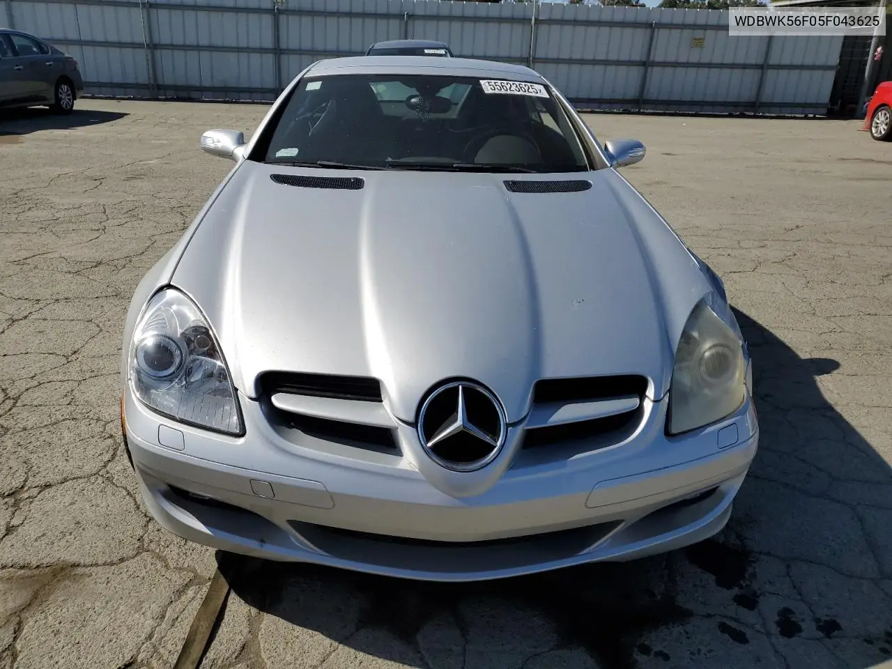 2005 Mercedes-Benz Slk 350 VIN: WDBWK56F05F043625 Lot: 55623625