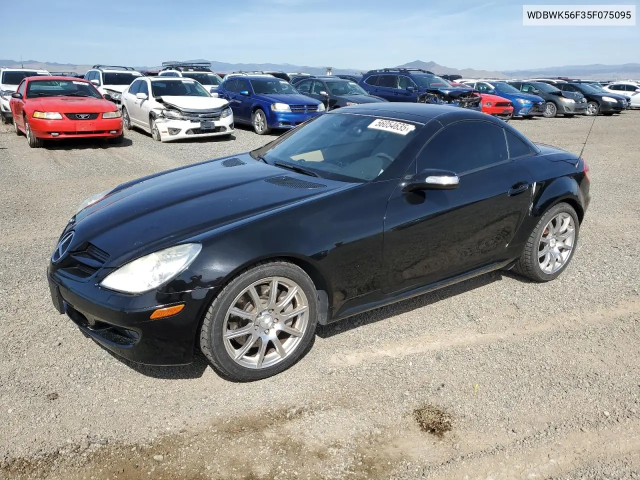 2005 Mercedes-Benz Slk 350 VIN: WDBWK56F35F075095 Lot: 56054635