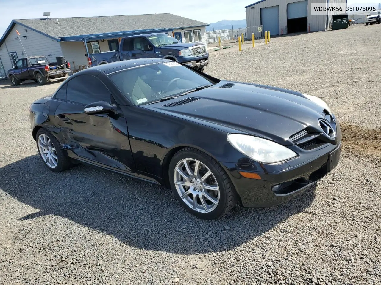 2005 Mercedes-Benz Slk 350 VIN: WDBWK56F35F075095 Lot: 56054635