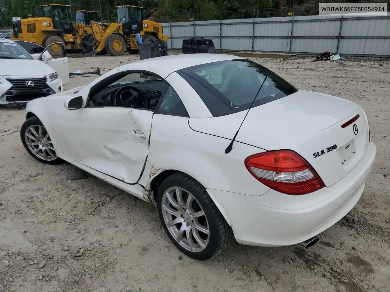 2005 Mercedes-Benz Slk 350 VIN: WDBWK56F75F054914 Lot: 57760195