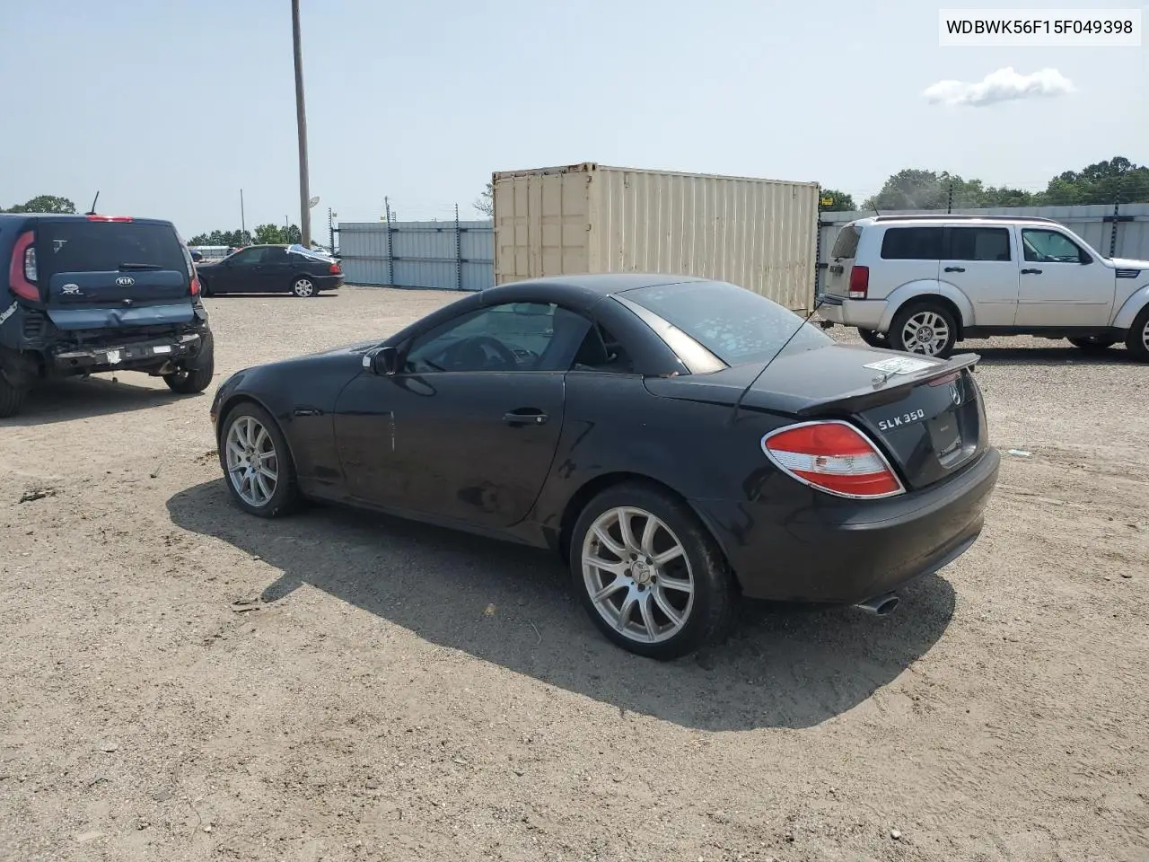 2005 Mercedes-Benz Slk 350 VIN: WDBWK56F15F049398 Lot: 59022025