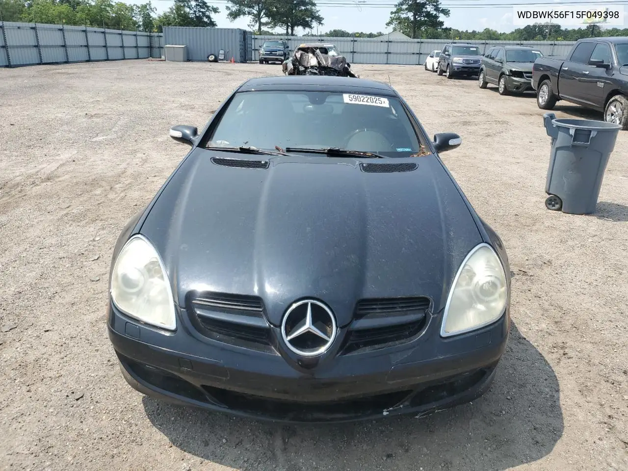 2005 Mercedes-Benz Slk 350 VIN: WDBWK56F15F049398 Lot: 59022025