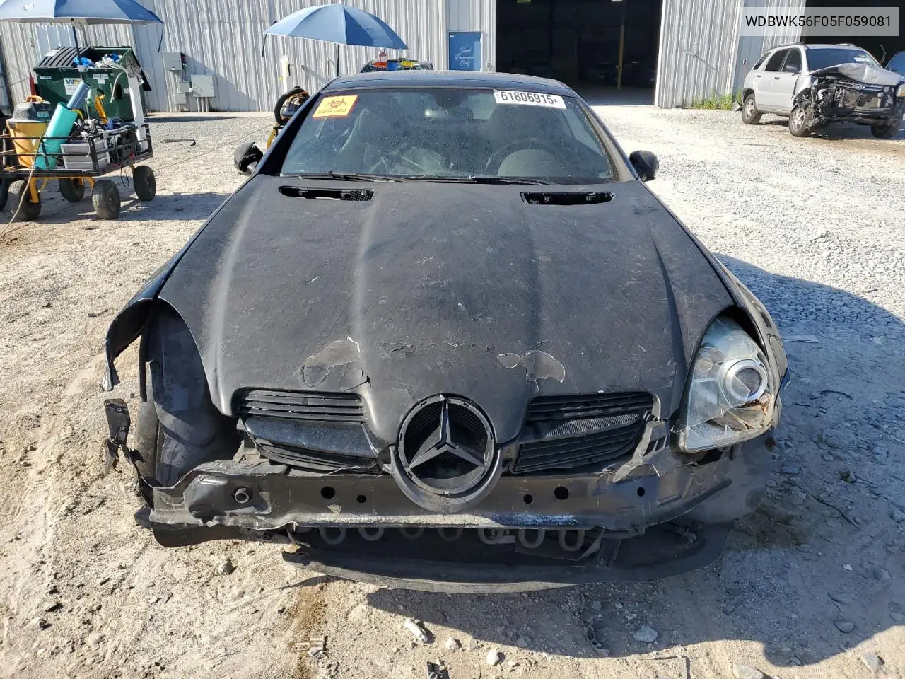 2005 Mercedes-Benz Slk 350 VIN: WDBWK56F05F059081 Lot: 61806915