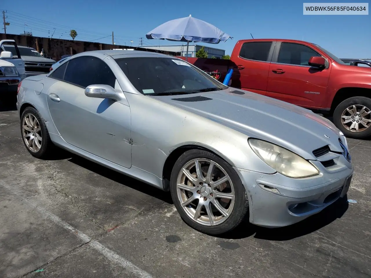 2005 Mercedes-Benz Slk 350 VIN: WDBWK56F85F040634 Lot: 63417715