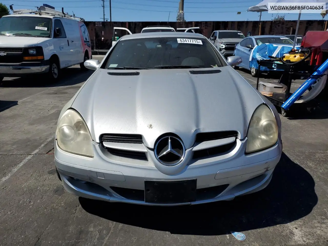 2005 Mercedes-Benz Slk 350 VIN: WDBWK56F85F040634 Lot: 63417715