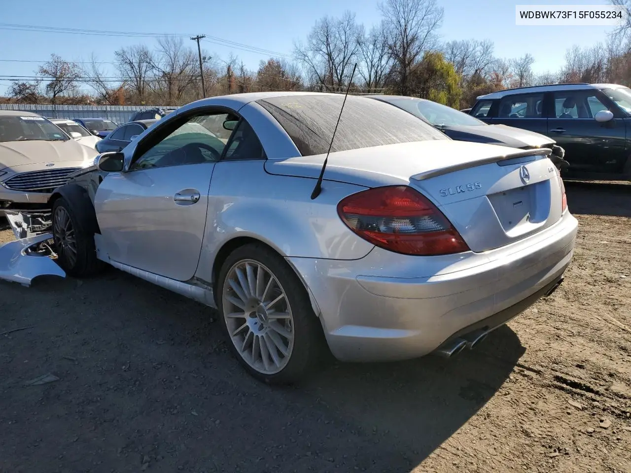 2005 Mercedes-Benz Slk 55 Amg VIN: WDBWK73F15F055234 Lot: 78701114