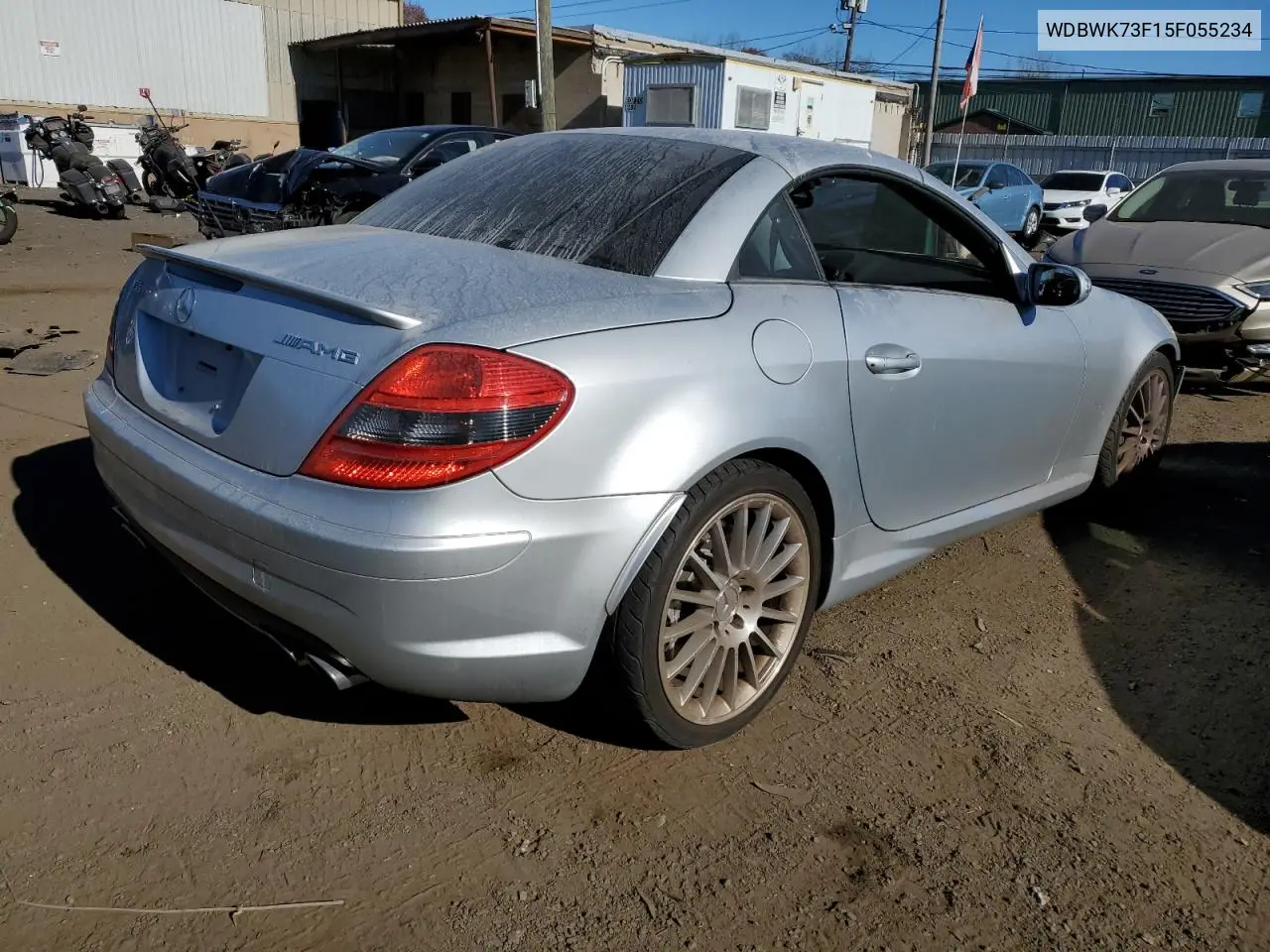2005 Mercedes-Benz Slk 55 Amg VIN: WDBWK73F15F055234 Lot: 78701114