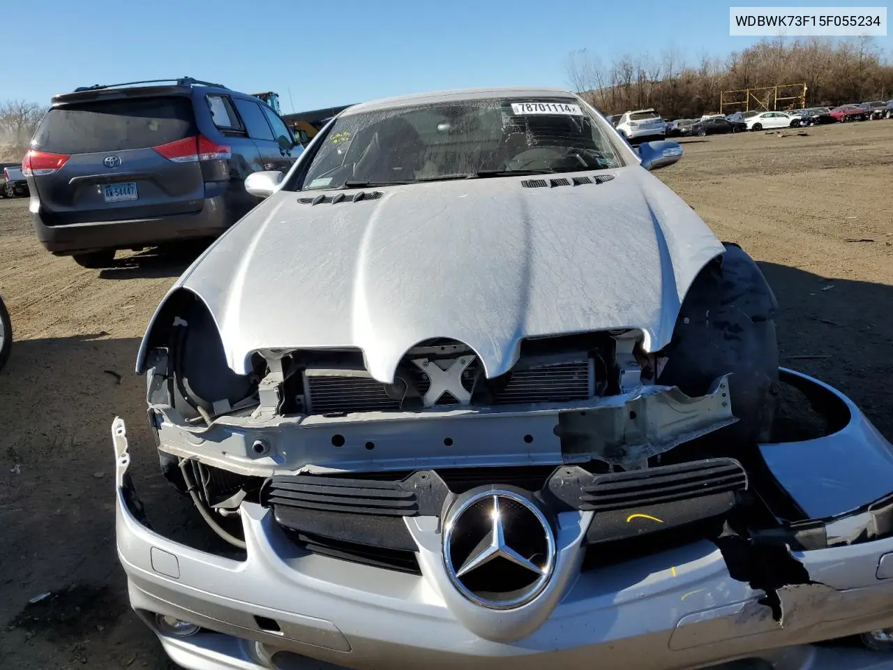 2005 Mercedes-Benz Slk 55 Amg VIN: WDBWK73F15F055234 Lot: 78701114