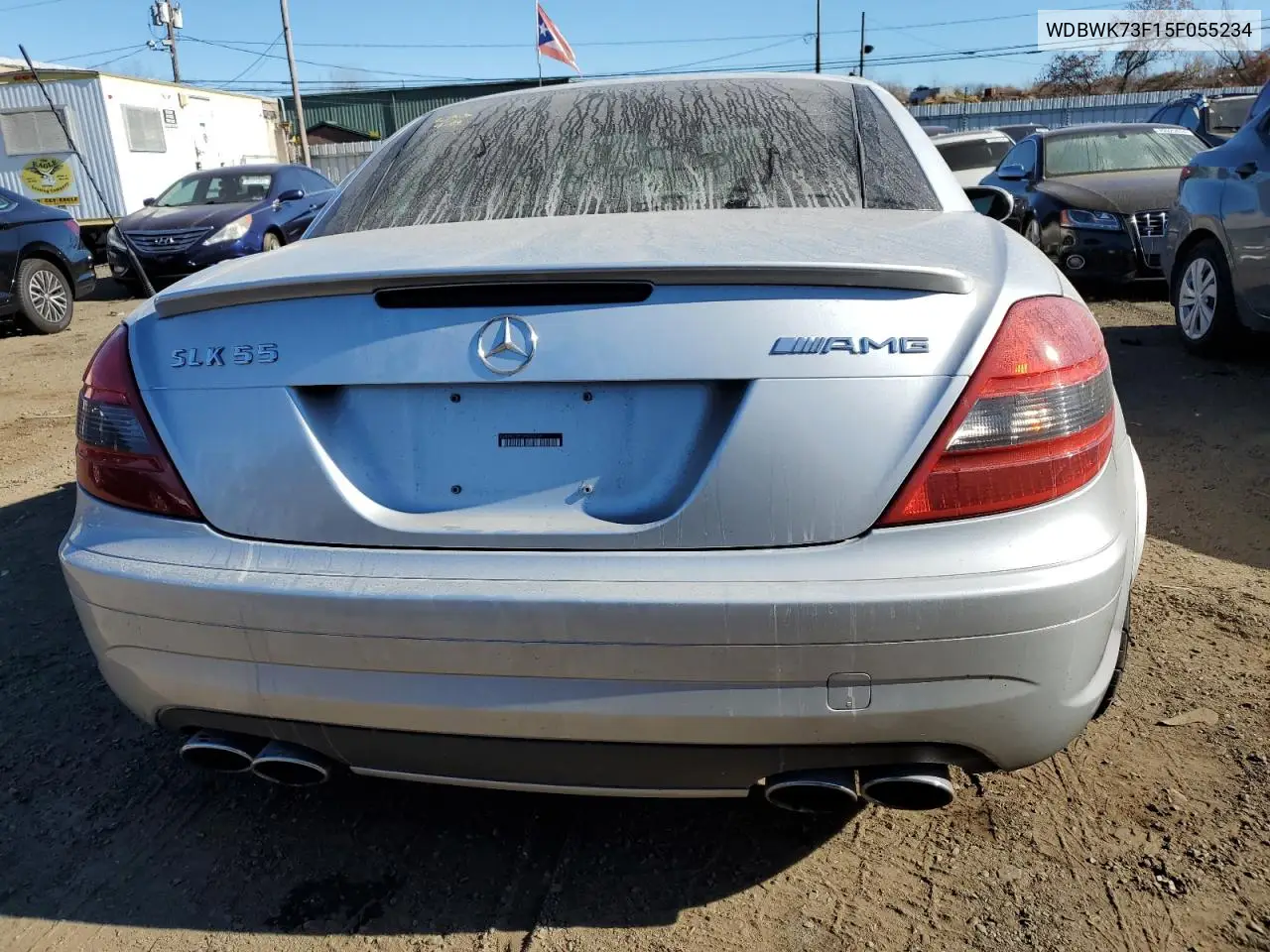 2005 Mercedes-Benz Slk 55 Amg VIN: WDBWK73F15F055234 Lot: 78701114
