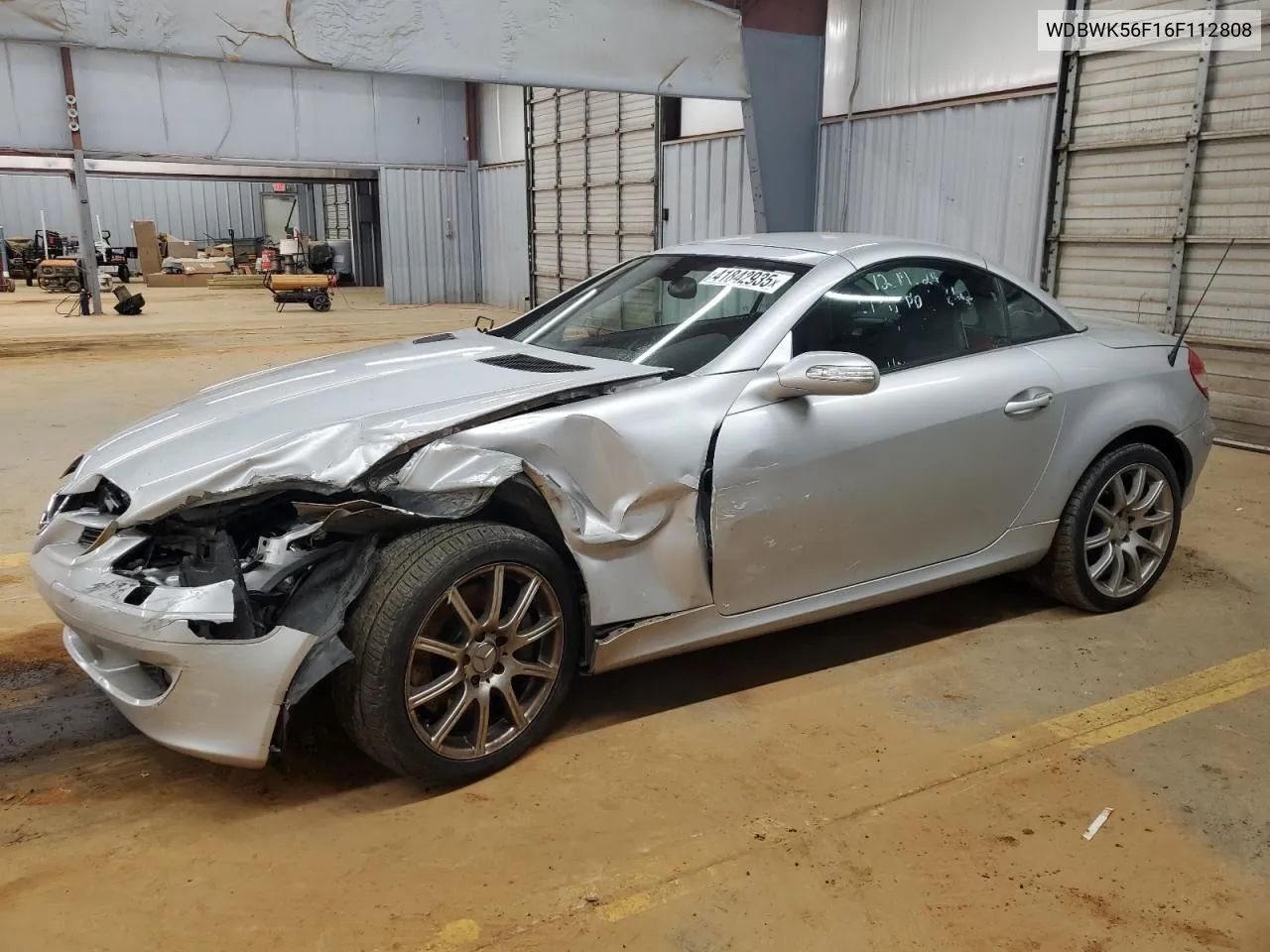 2006 Mercedes-Benz Slk 350 VIN: WDBWK56F16F112808 Lot: 41842935