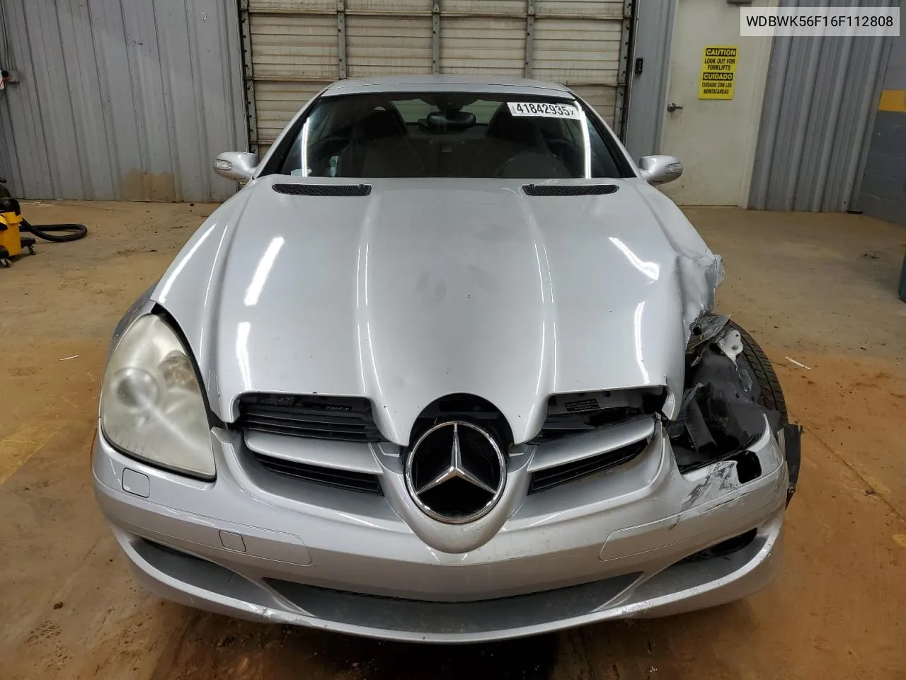2006 Mercedes-Benz Slk 350 VIN: WDBWK56F16F112808 Lot: 41842935