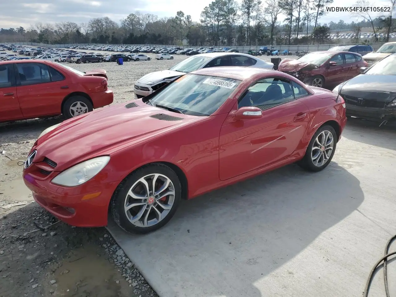 2006 Mercedes-Benz Slk 280 VIN: WDBWK54F36F105622 Lot: 45985165