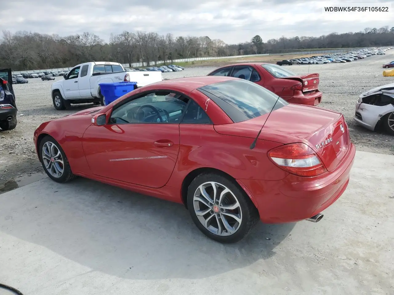 2006 Mercedes-Benz Slk 280 VIN: WDBWK54F36F105622 Lot: 45985165