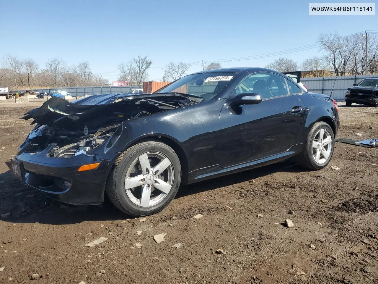 2006 Mercedes-Benz Slk 280 VIN: WDBWK54F86F118141 Lot: 52296395