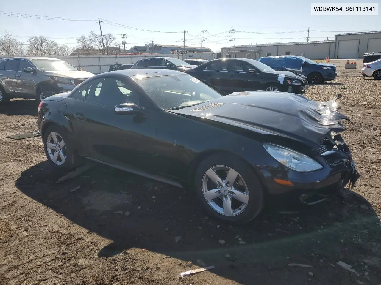 2006 Mercedes-Benz Slk 280 VIN: WDBWK54F86F118141 Lot: 52296395