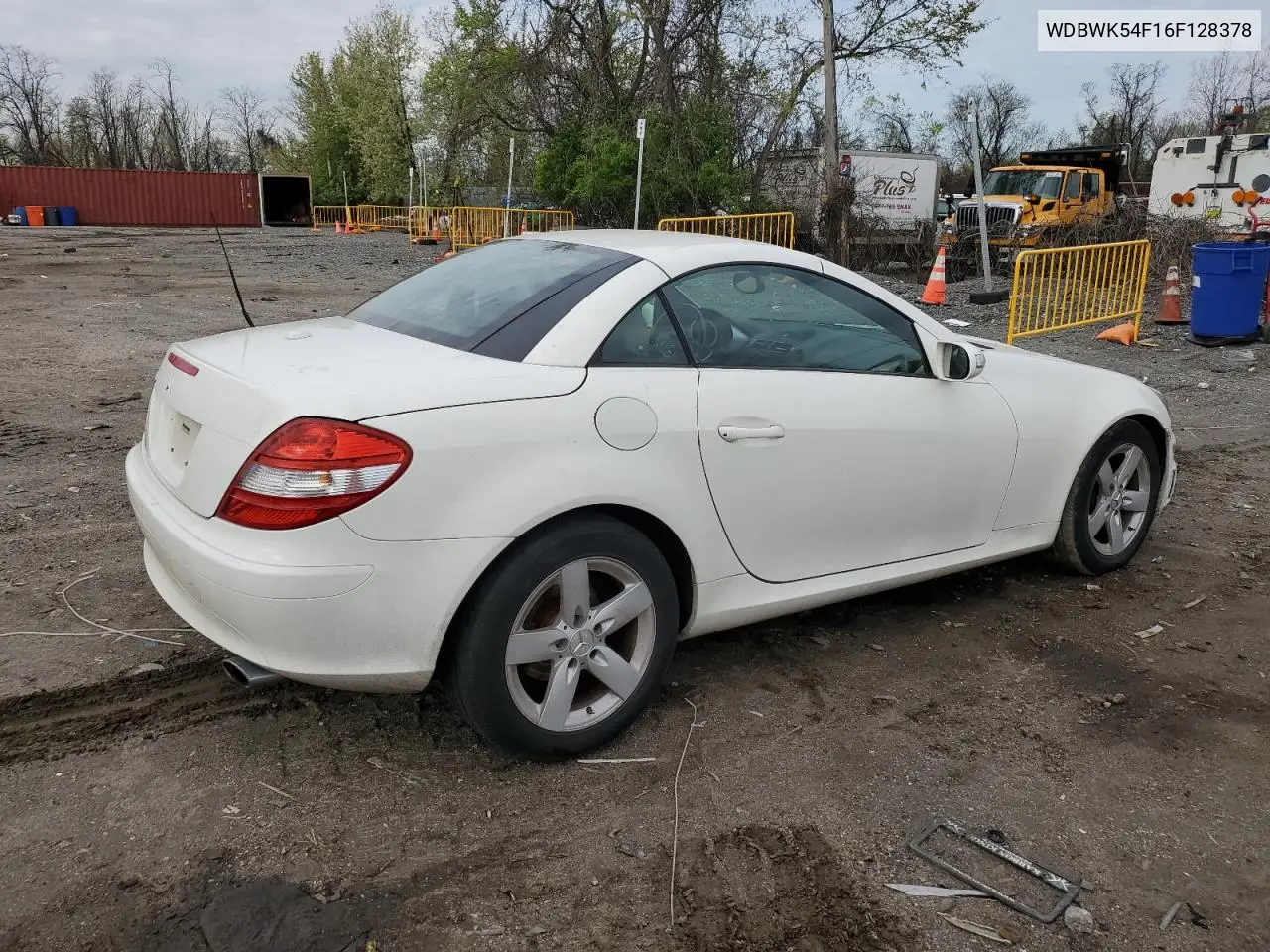2006 Mercedes-Benz Slk 280 VIN: WDBWK54F16F128378 Lot: 53030415