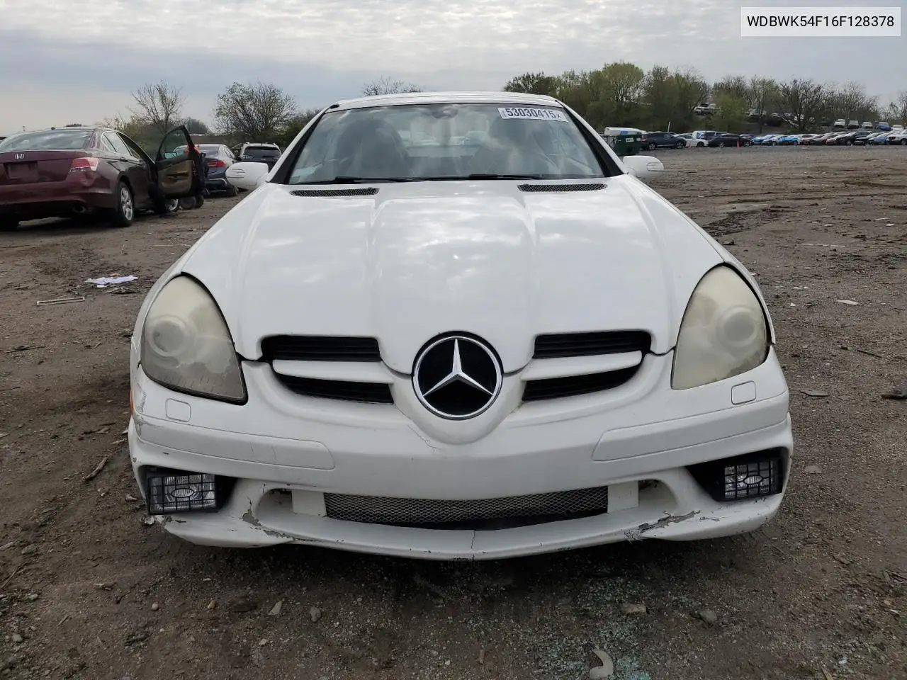 2006 Mercedes-Benz Slk 280 VIN: WDBWK54F16F128378 Lot: 53030415
