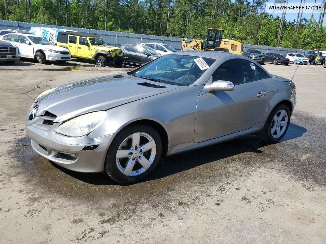 2006 Mercedes-Benz Slk 280 VIN: WDBWK54F86F077218 Lot: 53030635