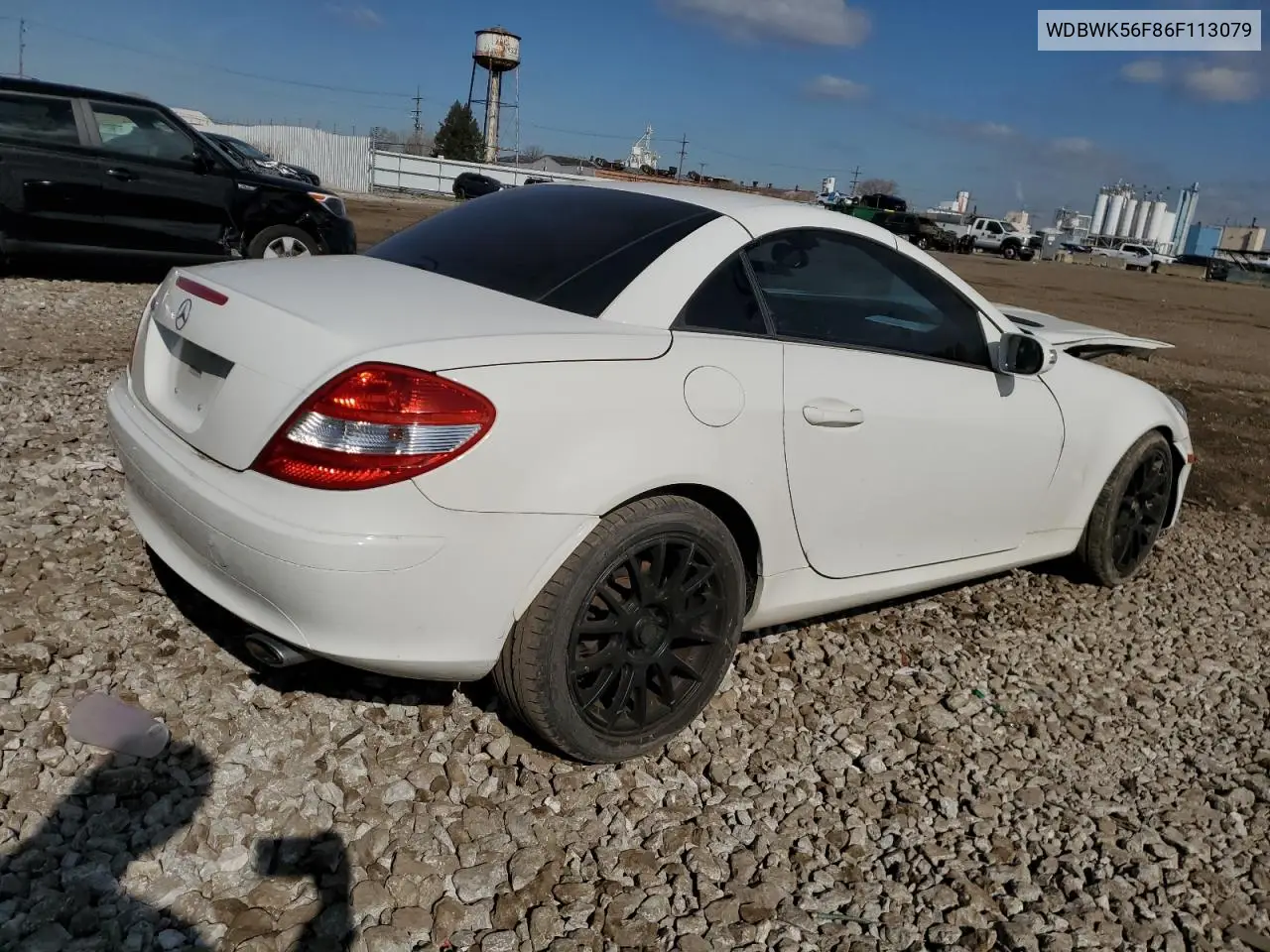 2006 Mercedes-Benz Slk 350 VIN: WDBWK56F86F113079 Lot: 53101905