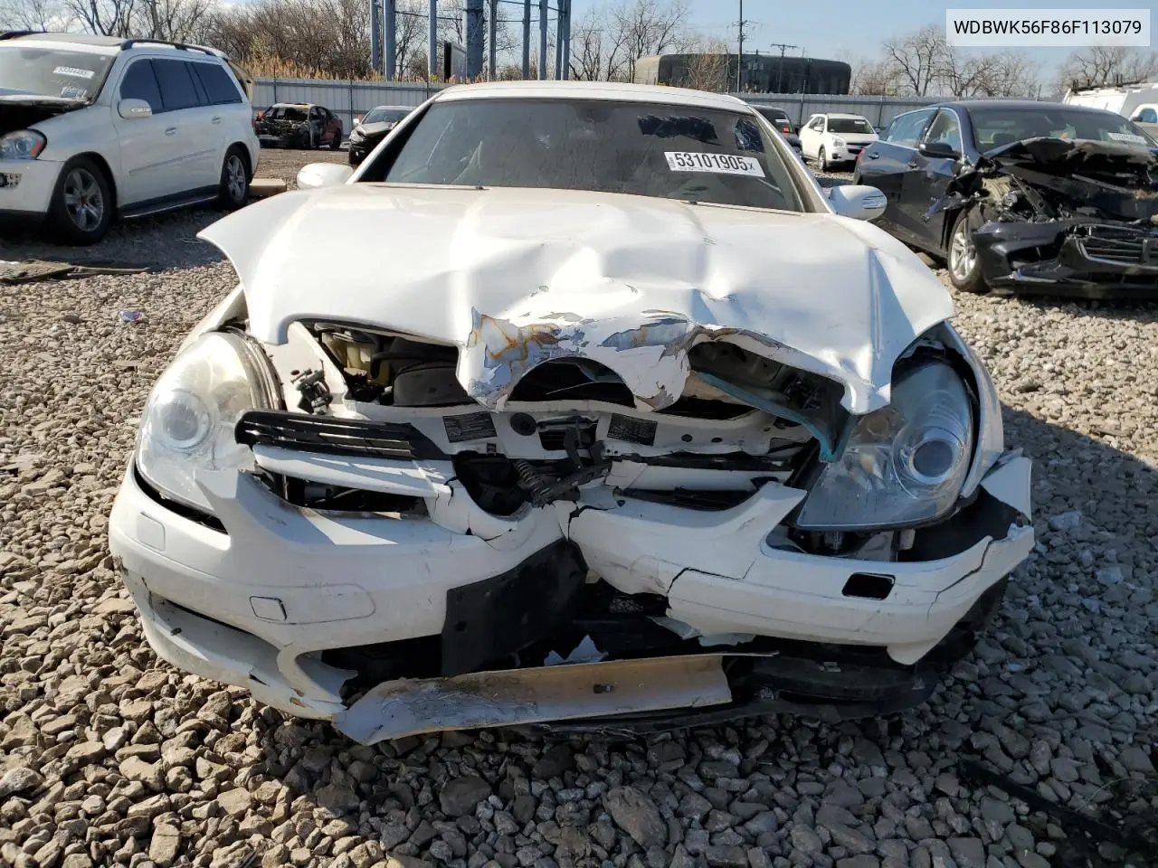 2006 Mercedes-Benz Slk 350 VIN: WDBWK56F86F113079 Lot: 53101905
