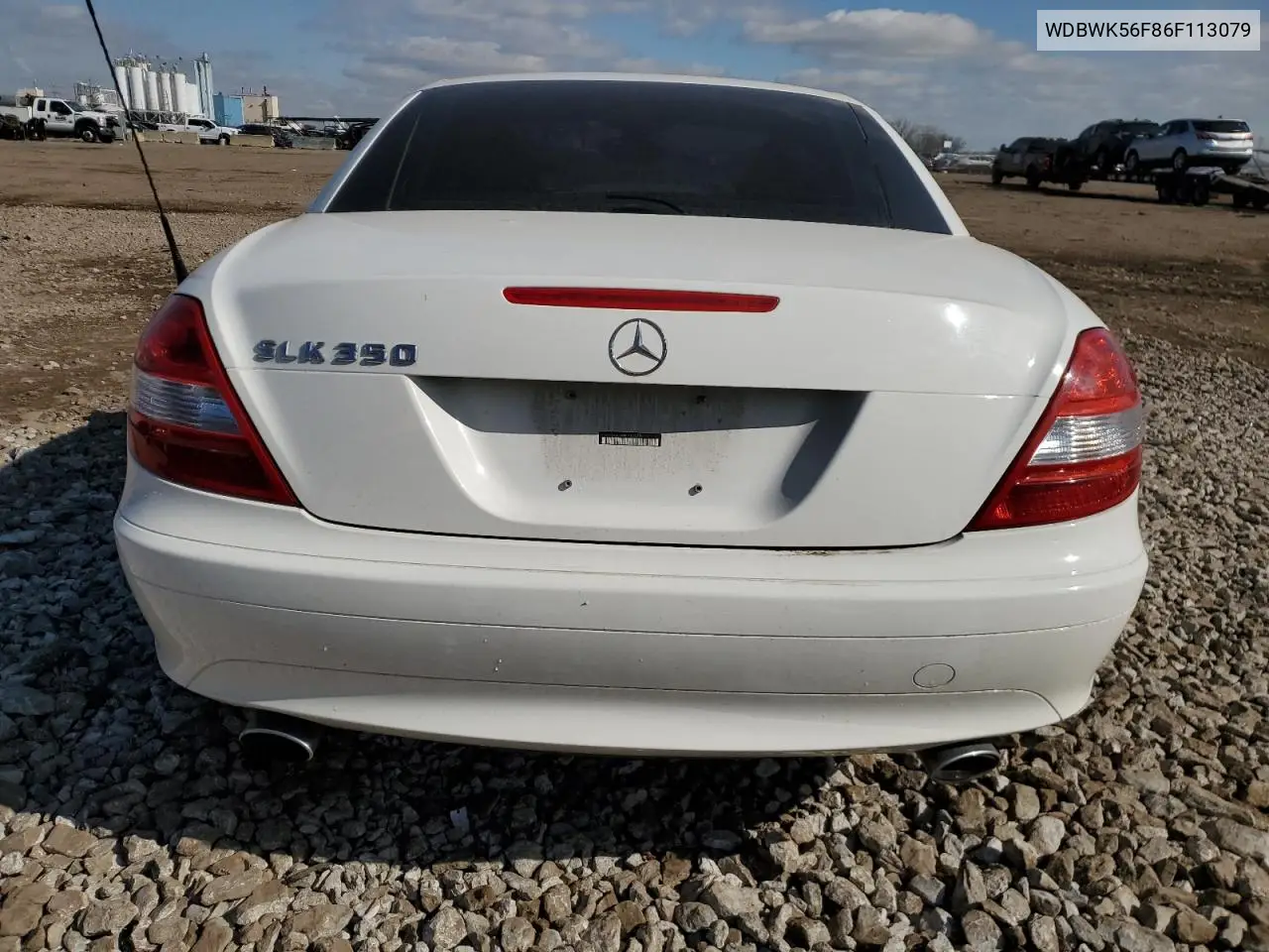 2006 Mercedes-Benz Slk 350 VIN: WDBWK56F86F113079 Lot: 53101905