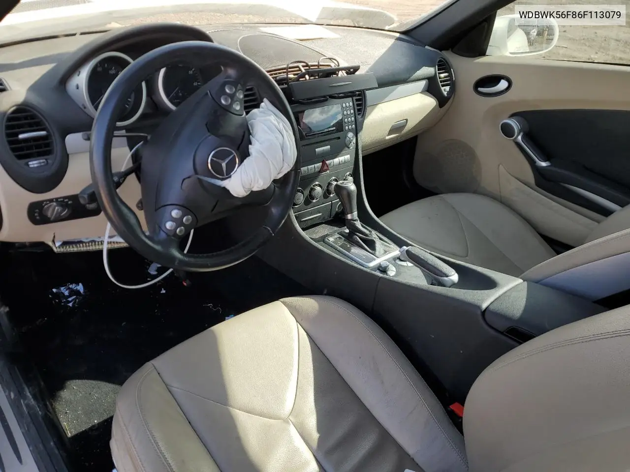 2006 Mercedes-Benz Slk 350 VIN: WDBWK56F86F113079 Lot: 53101905