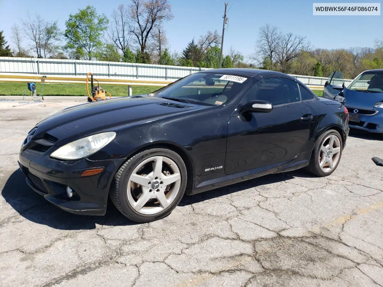 2006 Mercedes-Benz Slk 350 VIN: WDBWK56F46F086074 Lot: 53111195