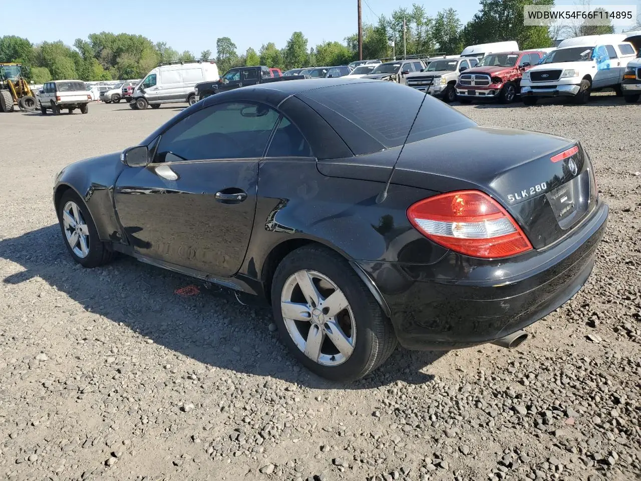 2006 Mercedes-Benz Slk 280 VIN: WDBWK54F66F114895 Lot: 55417885