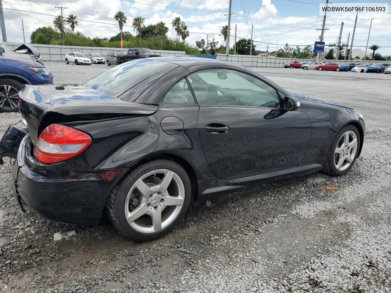 2006 Mercedes-Benz Slk 350 VIN: WDBWK56F96F106593 Lot: 57021645