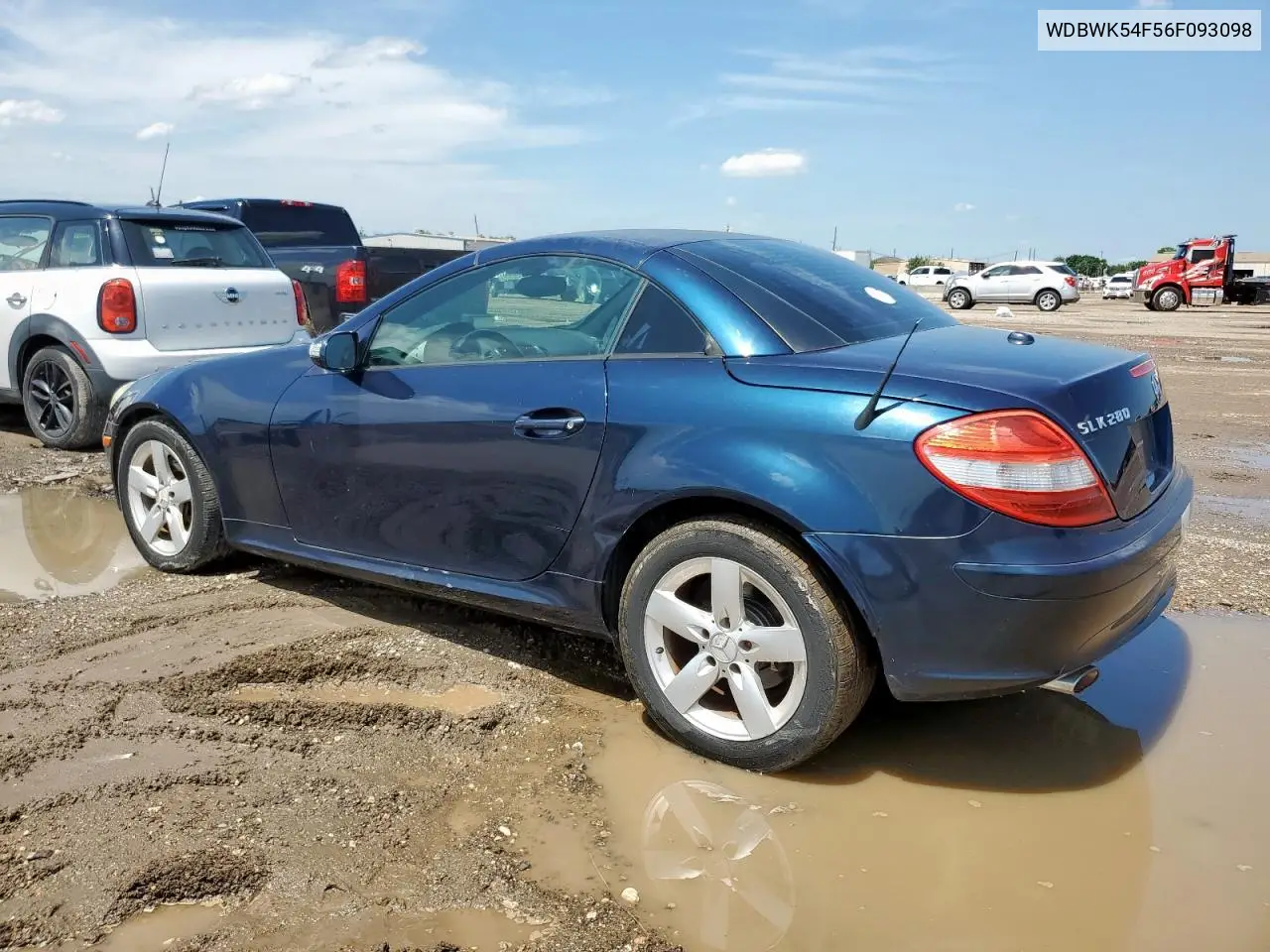 2006 Mercedes-Benz Slk 280 VIN: WDBWK54F56F093098 Lot: 58618735