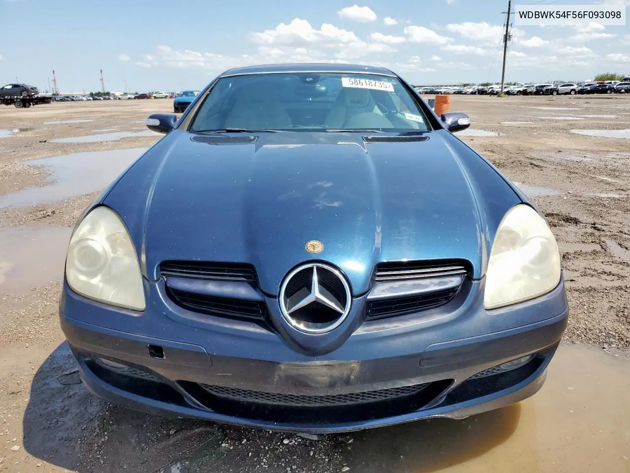 2006 Mercedes-Benz Slk 280 VIN: WDBWK54F56F093098 Lot: 58618735