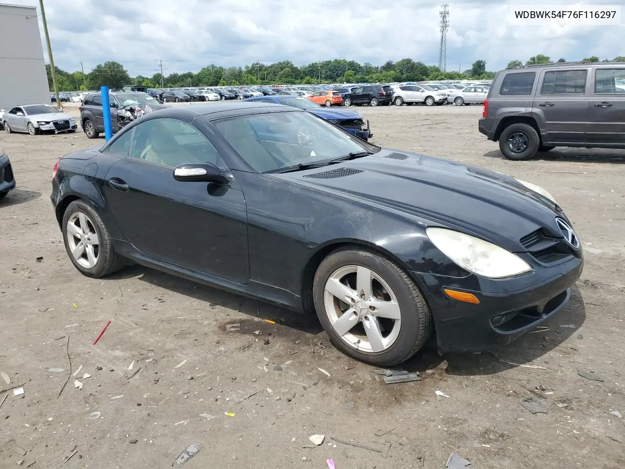 2006 Mercedes-Benz Slk 280 VIN: WDBWK54F76F116297 Lot: 60378685
