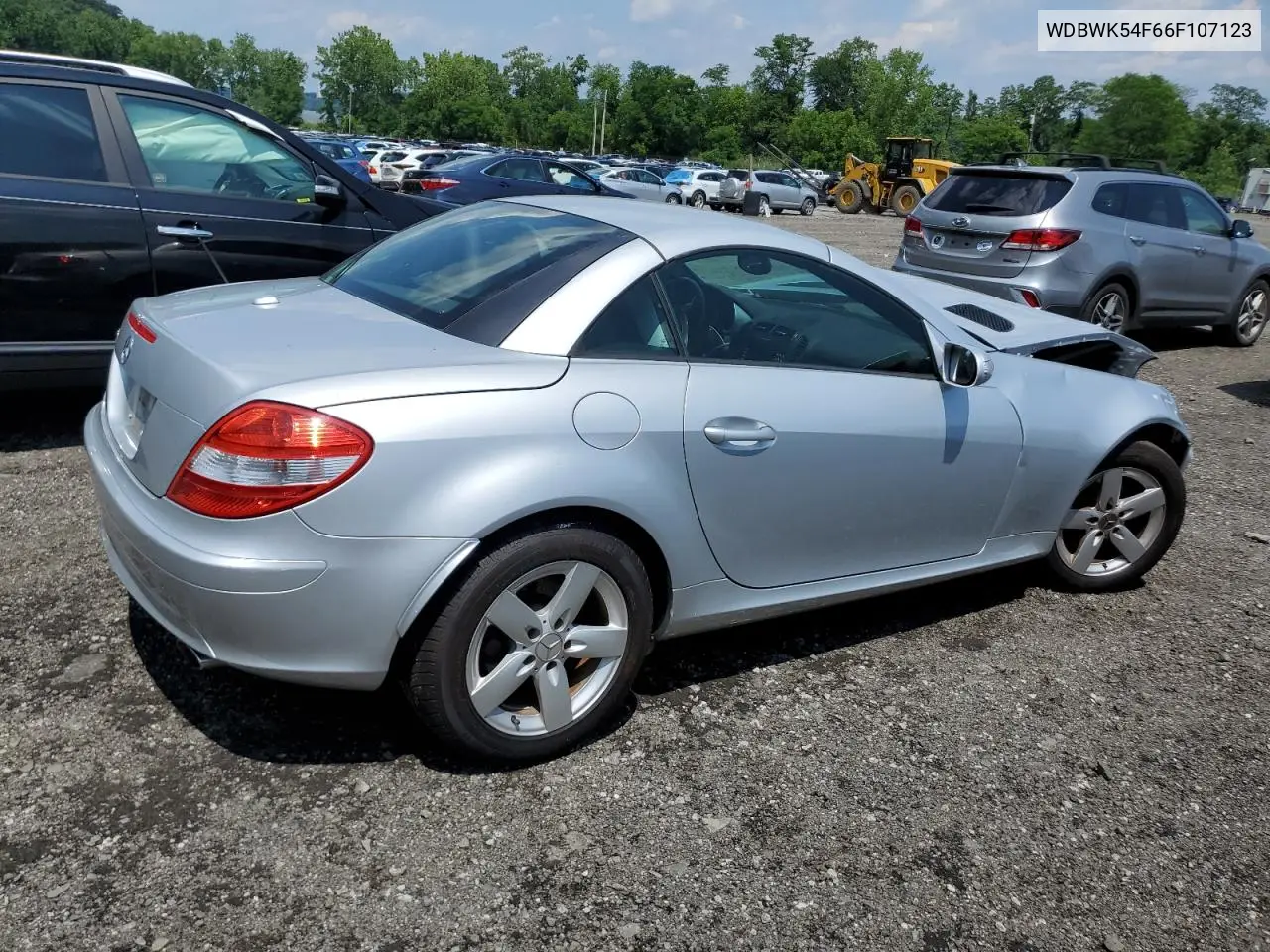 2006 Mercedes-Benz Slk 280 VIN: WDBWK54F66F107123 Lot: 62306965