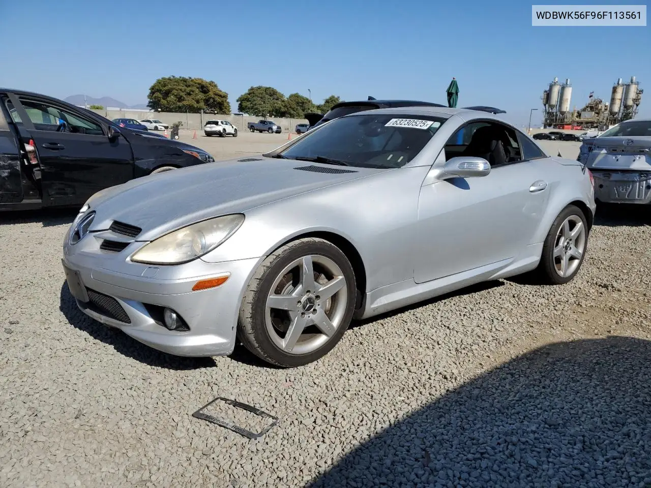 2006 Mercedes-Benz Slk 350 VIN: WDBWK56F96F113561 Lot: 63230525