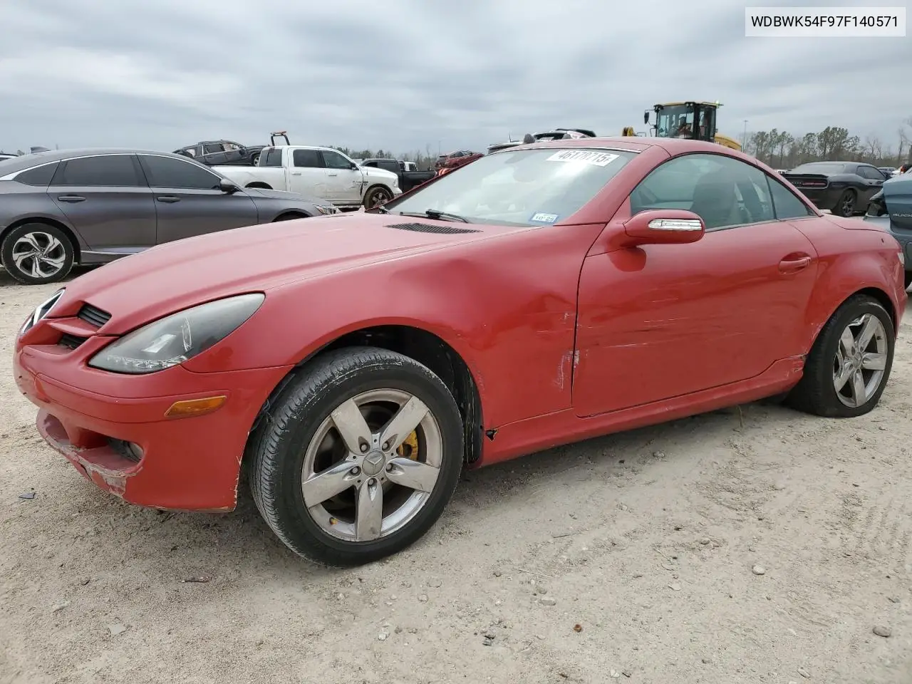 2007 Mercedes-Benz Slk 280 VIN: WDBWK54F97F140571 Lot: 46178715