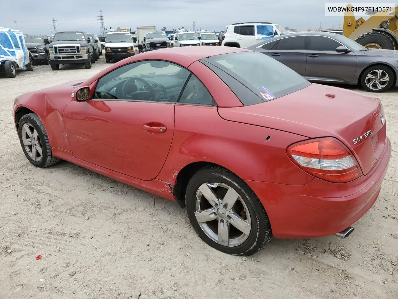 2007 Mercedes-Benz Slk 280 VIN: WDBWK54F97F140571 Lot: 46178715
